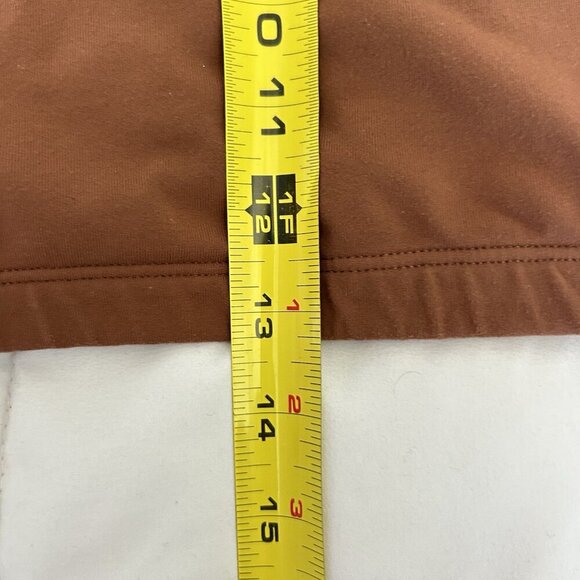 TnAction Womens XL Mini Sports Bra Top Brown No Padding Yoga Gym Workout - Picture 3 of 6